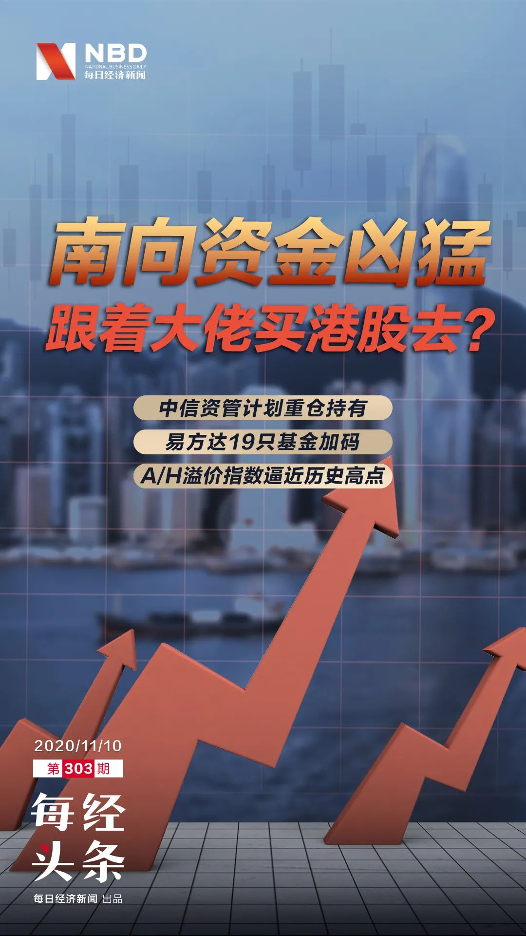 南向资金凶猛抄底迭创纪录 A H股溢价逼近历史高点 资管 公募大佬联手买买买 又一次重大套利机遇来了 每日经济新闻 南向资金凶猛抄底迭创纪录 A H股溢价逼近历史高点 资管 公募大佬联手买买买 又一次重大套利机遇来了 每日经济新闻